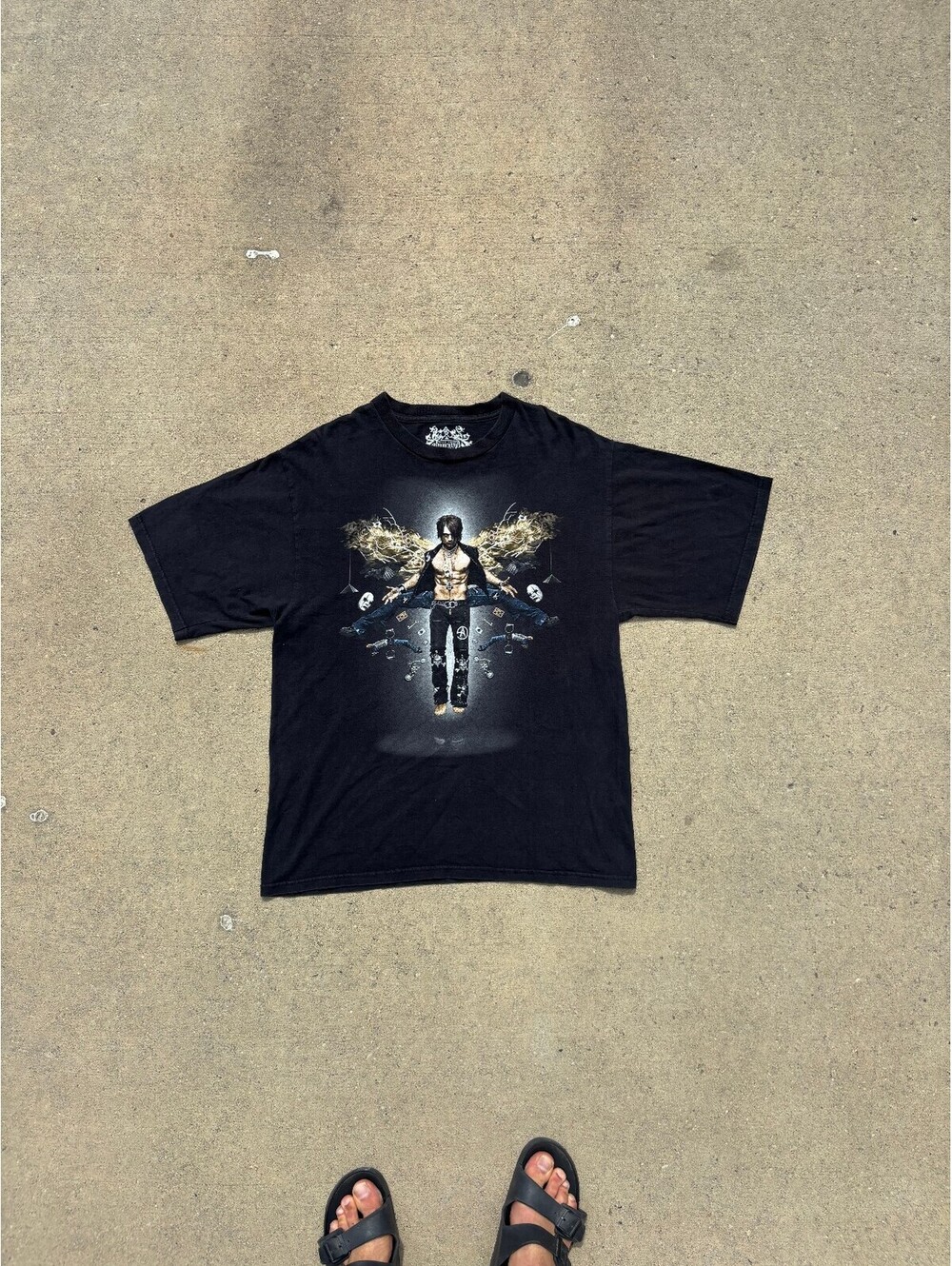 Vintage 2007 Criss Angel Mindfreak Black Graphic T-Shirt